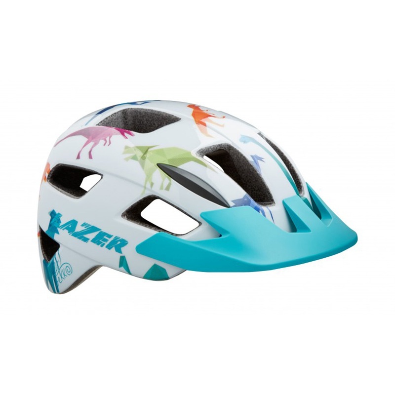 Lazer Lil Gekko MTB Helmet - Kids - White Dino - 2020