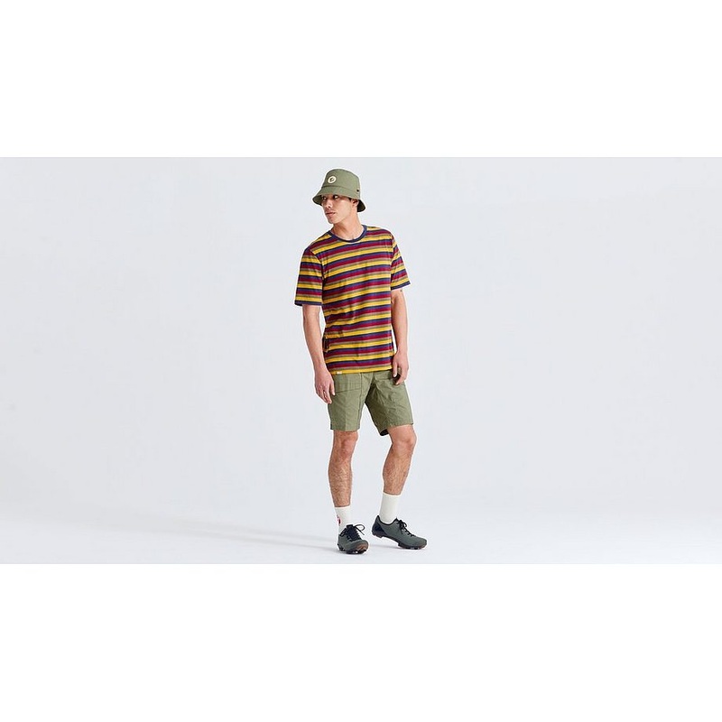 Specialized s/f cotton striped tee ss men multi m