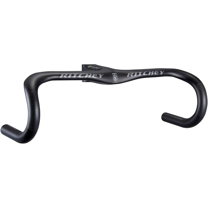WCS Carbon Solostreem Drop Handlebar - Integrated Bar/Stem Carbon 44cm 120mm Matte Carbon