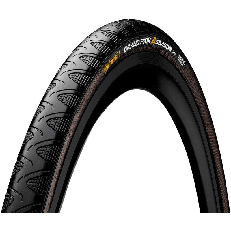 Continental Grand Prix 4-Season Tire - 700 x 23 Clincher Folding BLK Vectran Breaker DuraSkin