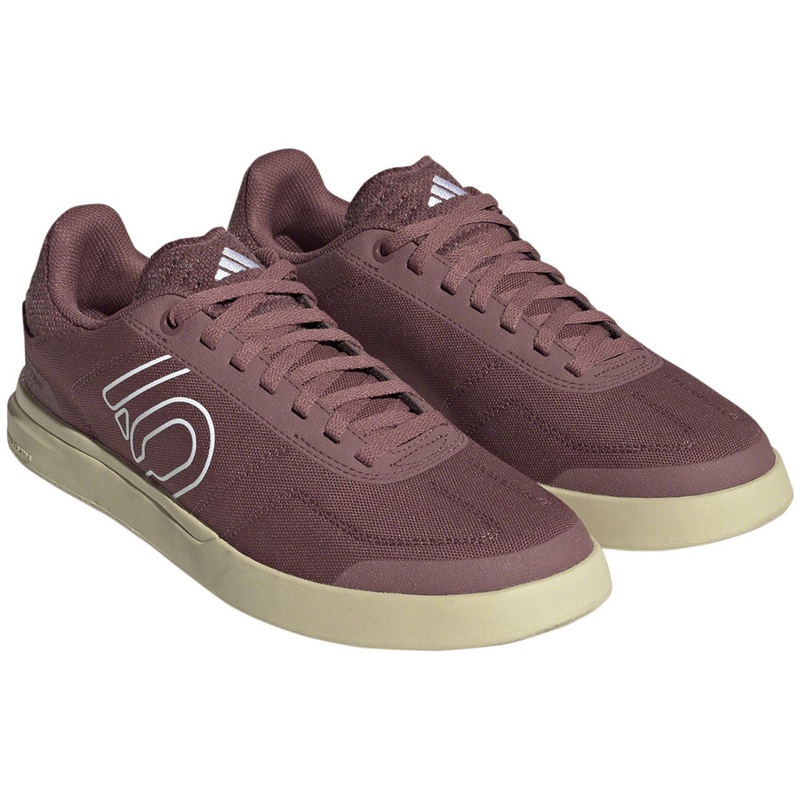 Five Ten Sleuth Deluxe Canvas Flat Shoes - Womens Quiet Crimson/Ftwr White/Core BLK 10.5