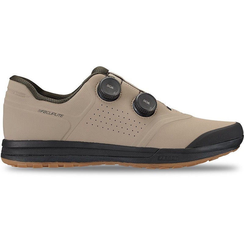 Specialized 2fo cliplite shoe taupe/dark moss green 46.5