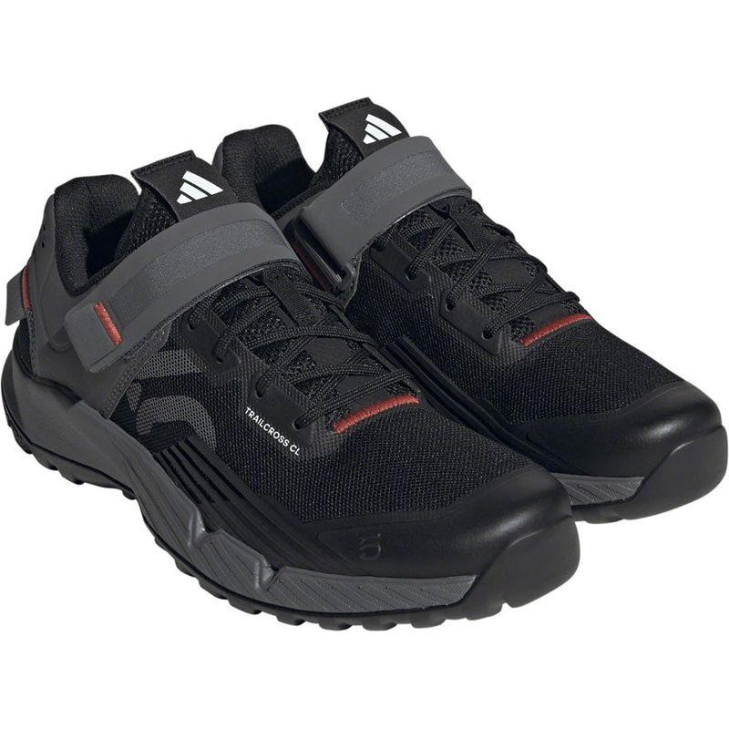 Five Ten Trailcross Mountain Clipless Shoes - Women's Core Black/Gray Three/Red 5.5