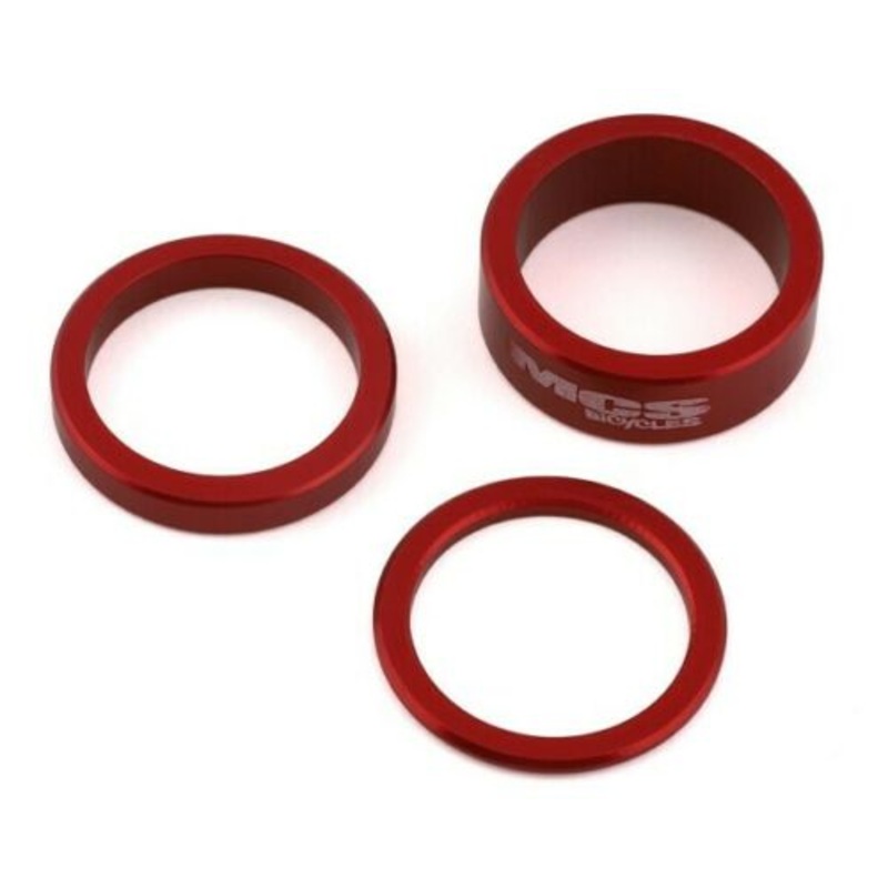 MCS Bicycles Spacer Kit - Red