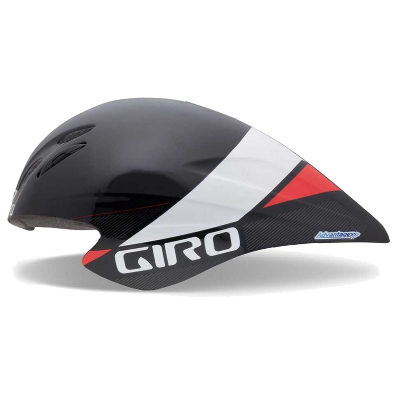 Giro Advantage 2 Time Trial Road Helmet - Red-Black