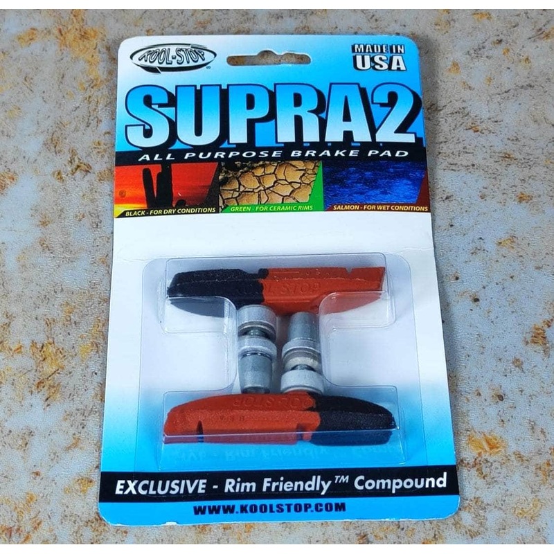 Kool Stop Supra 2 Threaded Brake Pads