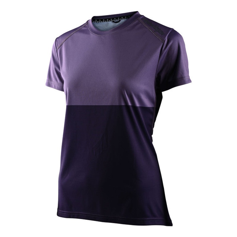Troy Lee Designs Lilium Short Sleeve MTB Jersey - Womens - Block - Orchid-Purple