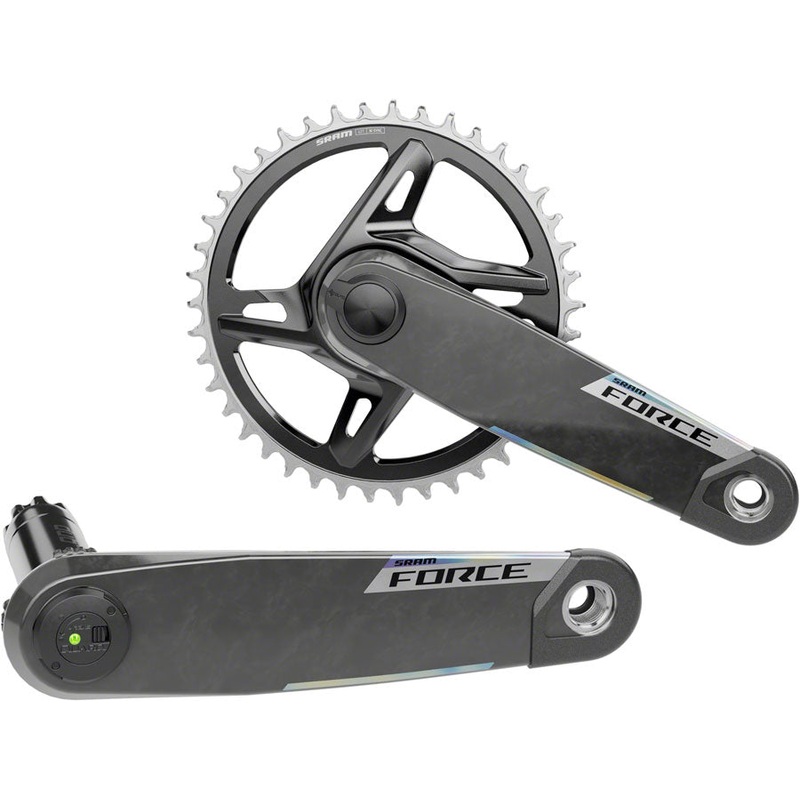 SRAM Force 1x XPLR AXS Power Meter Wide Crankset - 170mm 12/13-Speed 42t 8-Bolt Direct Mount DUB PM Spindle Carbon E1