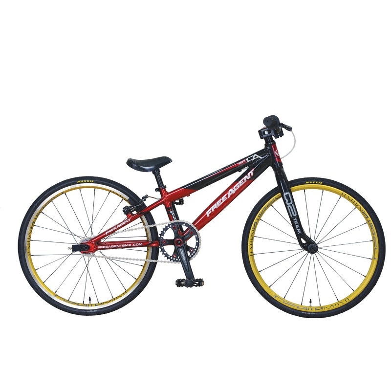 Free Agent Team Mini BMX Race Bike-Black/Red