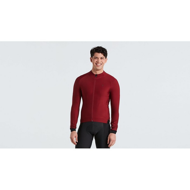 Specialized sl expert thermal jersey ls men maroon xs