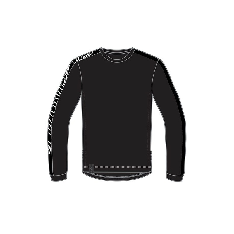 Specialized trail jersey ls yth black l