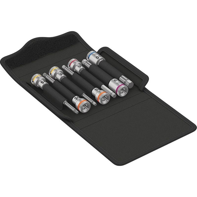 Wera, Bicycle Set 8, 7 pieces Bit-Socket 3/8'' Drive, Set