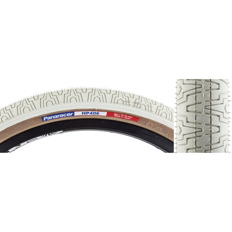 20x1.75 Panaracer HP406 Freestyle BMX tire - White w/ Skinwall