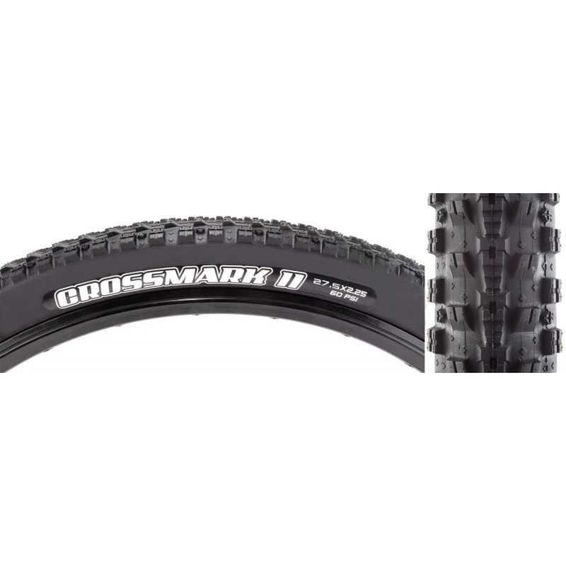 Maxxis Crossmark II Tire - 27.5 x 2.25 Clincher Wire Black
