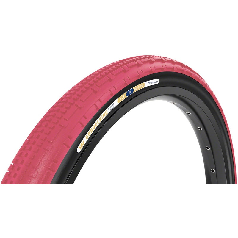 Panaracer GravelKing SK Tire - 700 x 45 Tubeless Folding Cranberry/Black