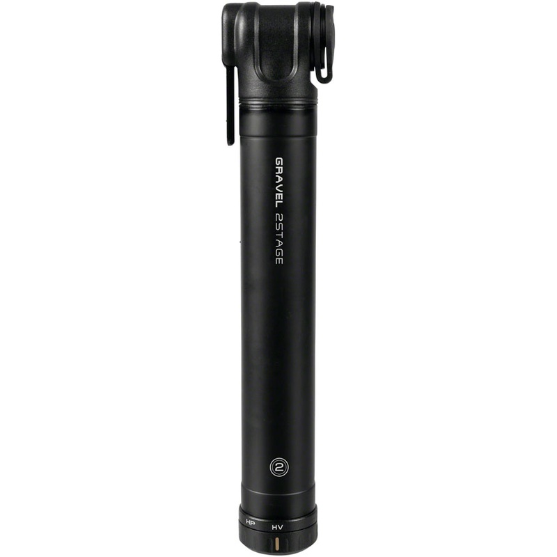 Topeak Gravel Mini Pump - 2Stage, 90psi, Black
