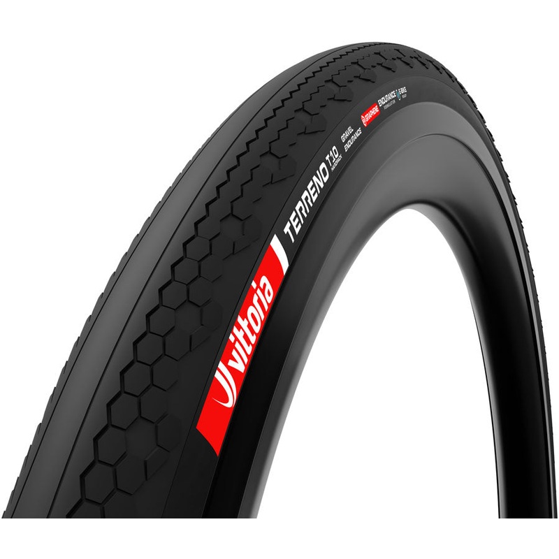 Vittoria Terreno T10 Hardpack Tire - 700 x 45, Tubeless, Folding, Black, Gravel Endurance, Graphene, G2.0 11A00825