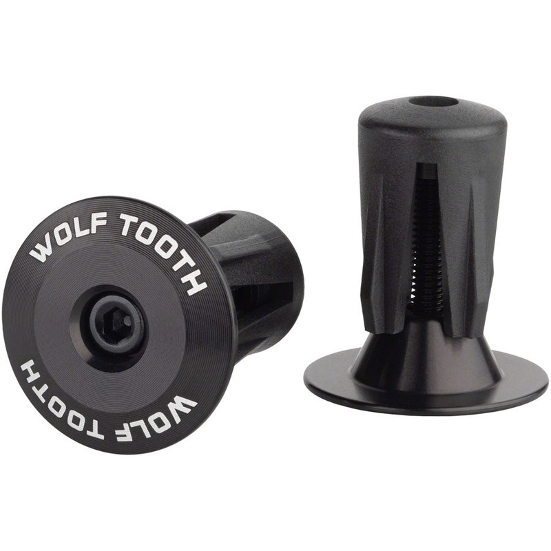 Wolf Tooth Alloy Bar End Plugs - Black