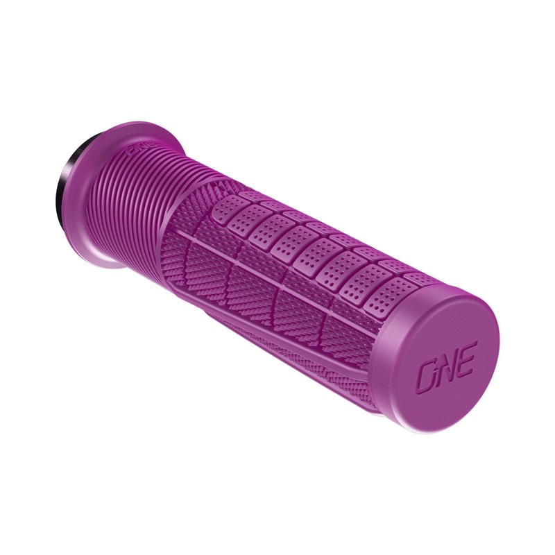 OneUp Components Thick Lock-On Grips - Purple