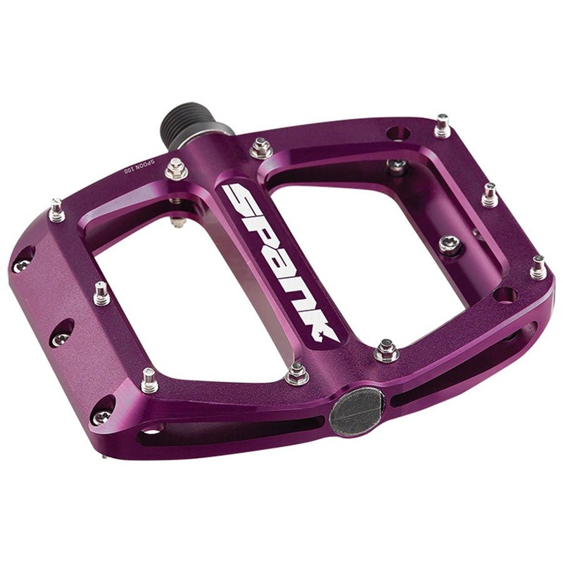 Spank Spoon 100 Platform Pedals - Purple