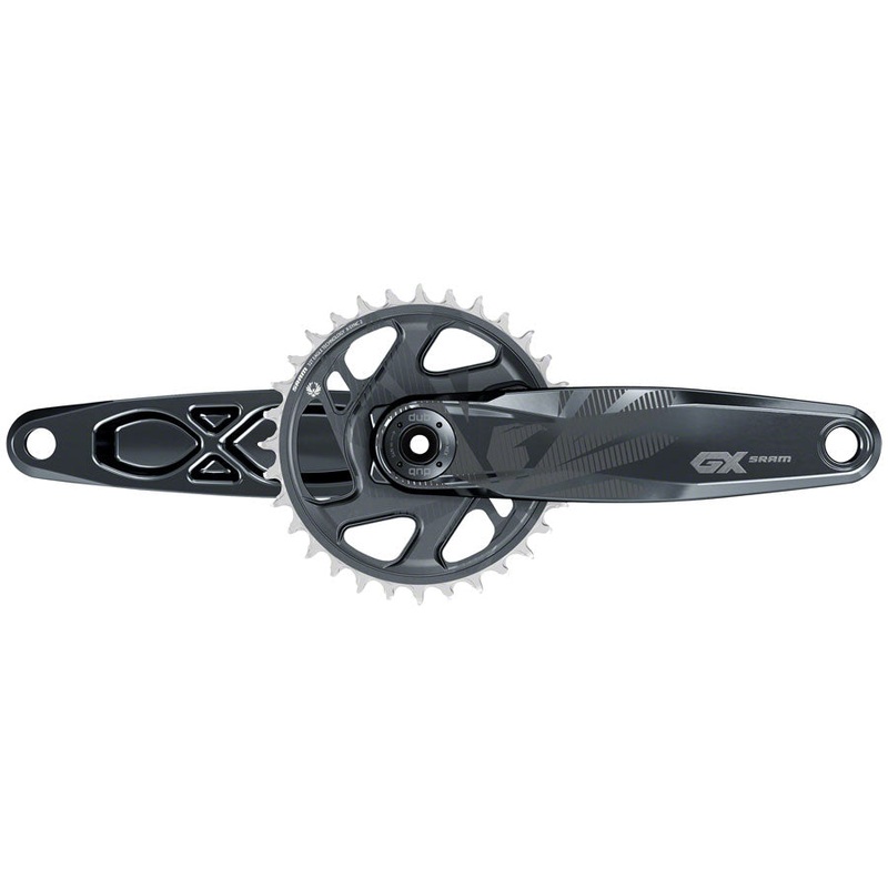 SRAM GX Eagle Boost Crankset - 165mm, 12-Speed, 32t, Direct Mount, DUB Spindle Interface, Lunar, 52mm Chainline