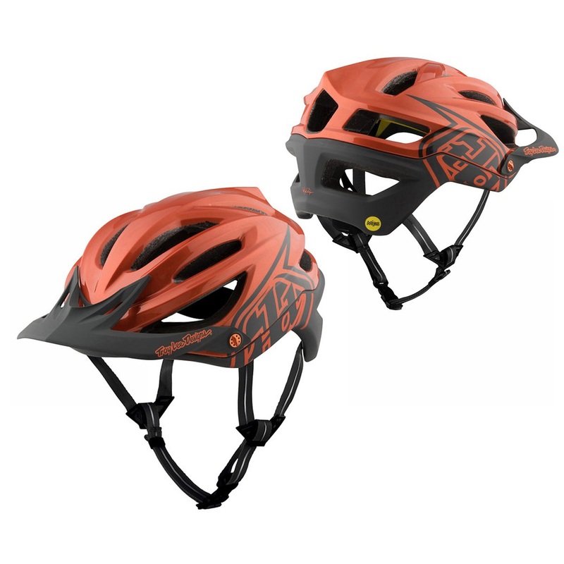 Troy Lee Designs A2 MIPS MTB Helmet - Decoy - Orange-Gray