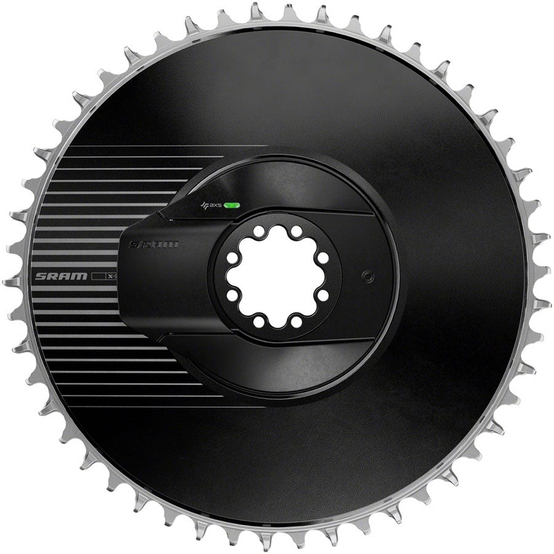 SRAM RED AXS Aero Power Meter Chainring Kit - 46t, 12/13-Speed, 8-Bolt Direct-Mount, 6.5mm Offset, Black, E1