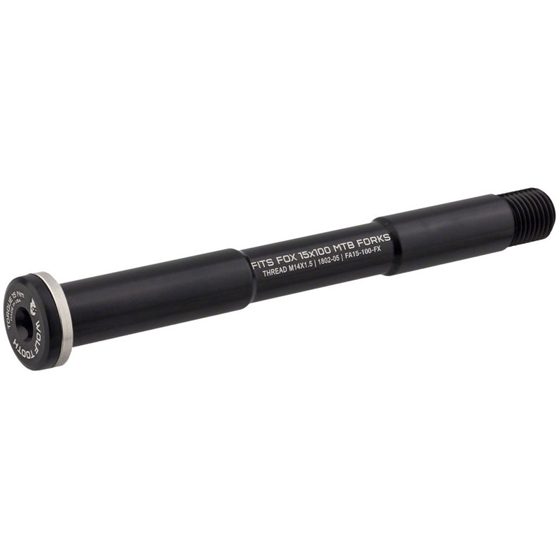 Wolf Tooth Front Thru Axle - FOX 15 x 100mm Black