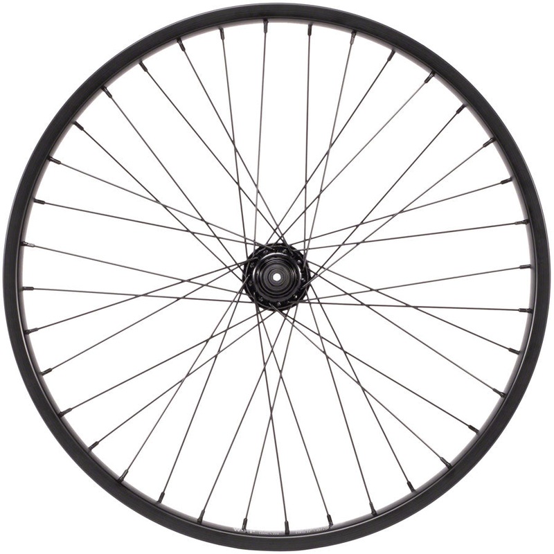 We The People Audio Rear Wheel - 22" 14 x 110mm 36H 9T Cassette Right Side Drive Nylon Hubguards BLK