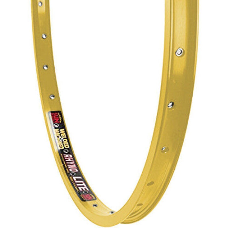 26" Sun Rhyno Lite XL Double Wall BMX Rim - 36H - Gold Anodized