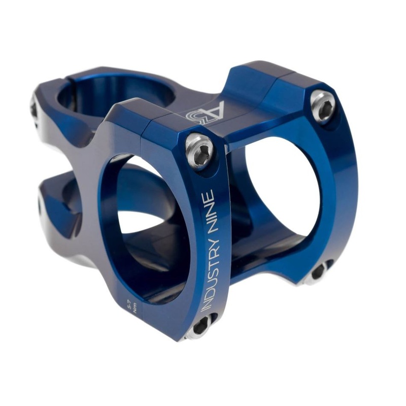 Industry Nine A35 Stem - 50mm, 35 Clamp, +/- 7, 1 1/8", Aluminum, Blue