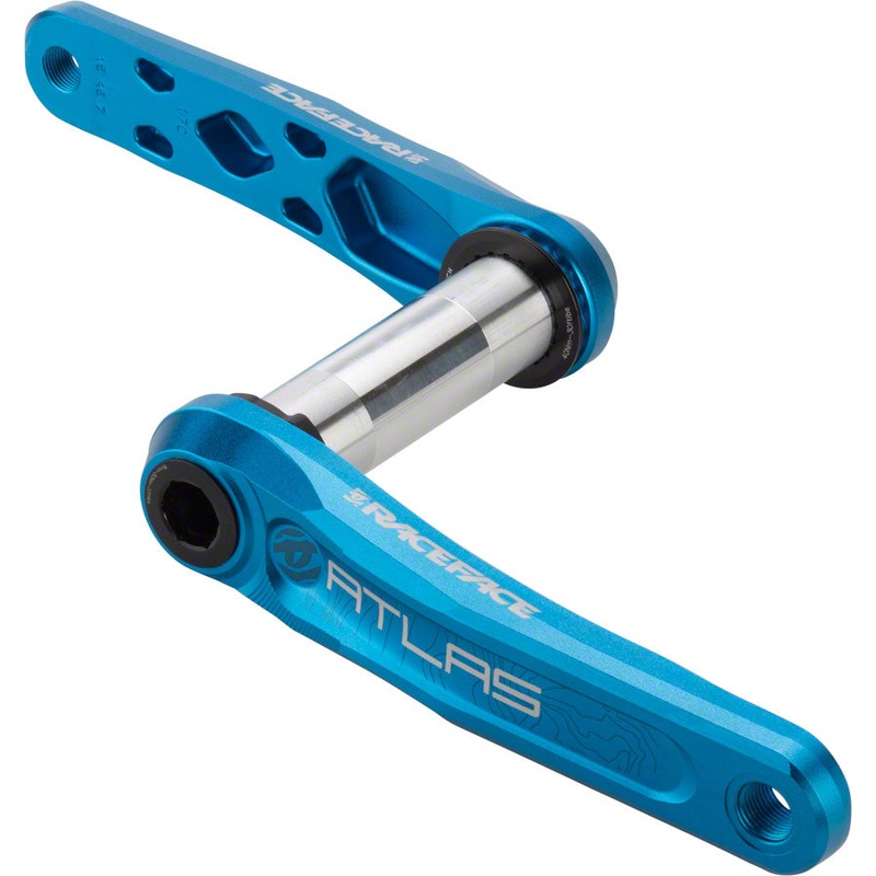 Race Face Atlas Cinch Crank Arm Set: 175mm Blue