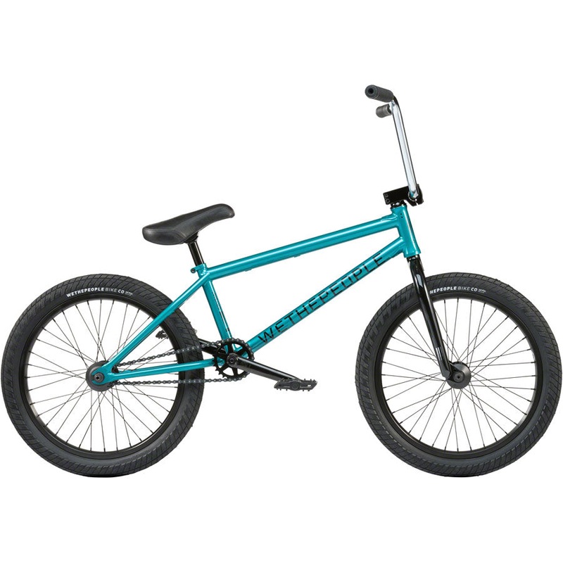 We The People Crysis BMX Bike - 21" TT Midnight Green