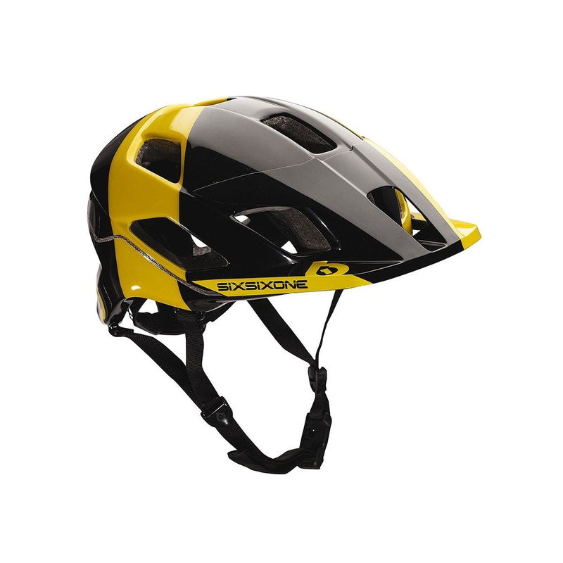 661 Evo AM TRES MTB Helmet - Black-Yellow - NLM