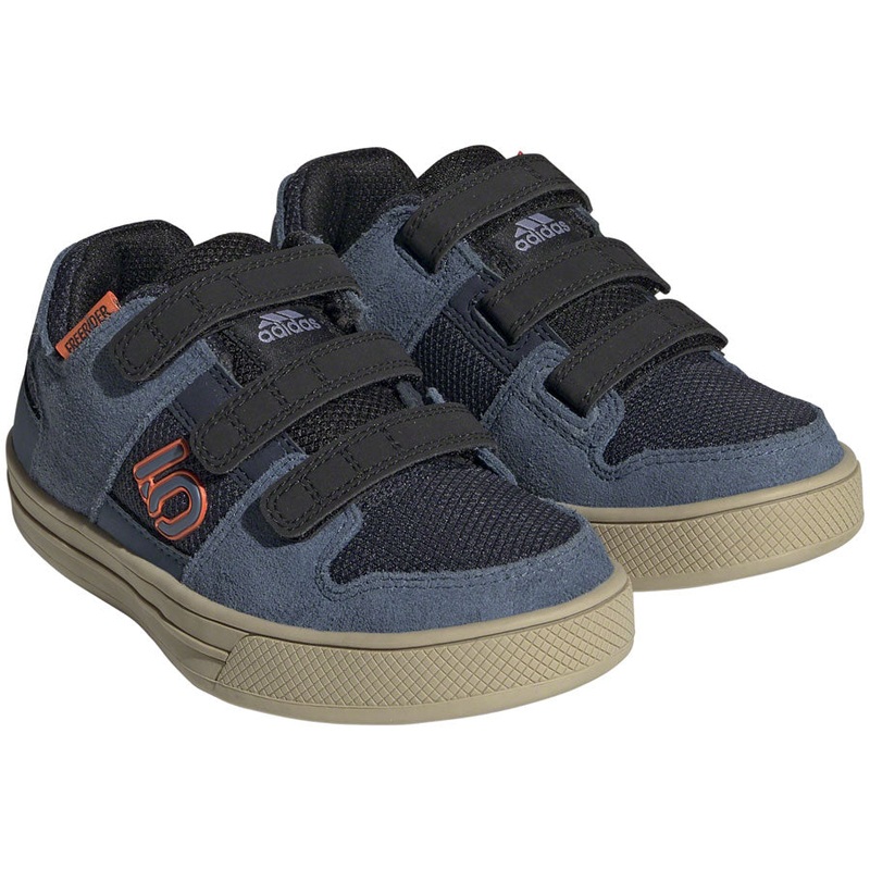 Five Ten Freerider VCS Flat Shoes - Kids Legend Ink/Wonder Steel/Impact Orange 3