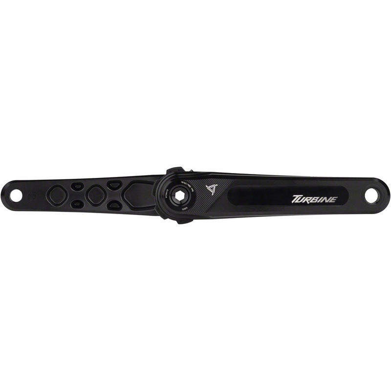 RaceFace Turbine Crankset - 165mm Direct Mount 143mm Spindle CINCH Interface 7050 Aluminum BLK
