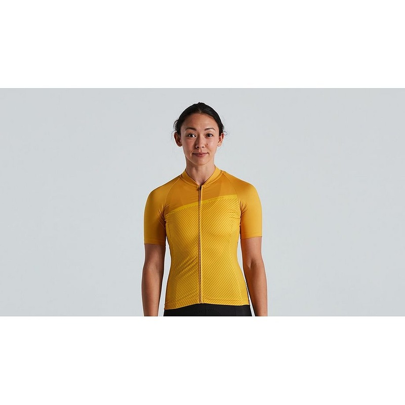 Specialized sl stripe jersey ss wmn brassy yellow xs