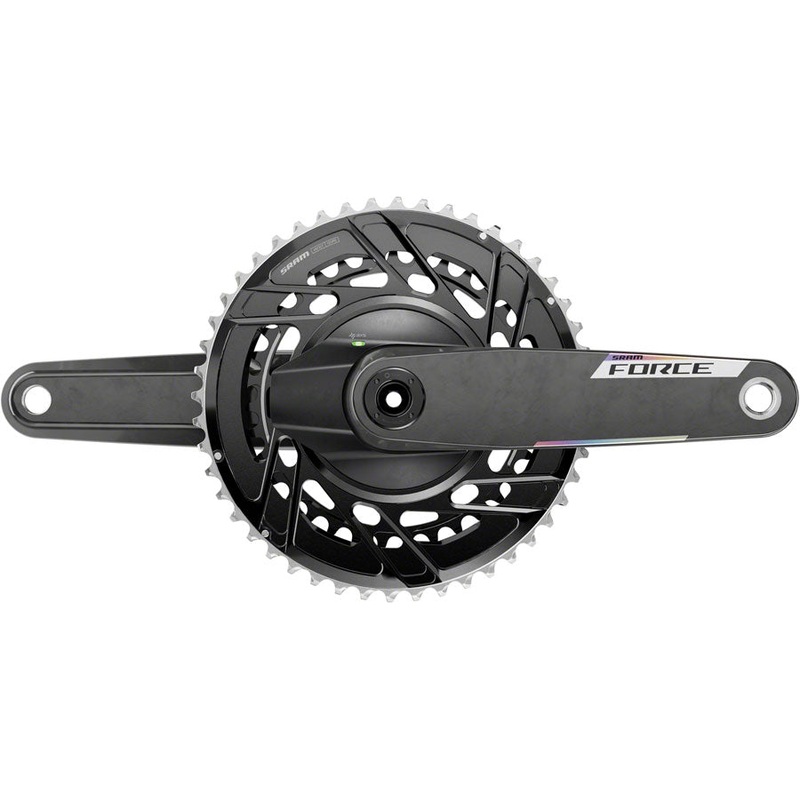 SRAM Force AXS Power Meter Crankset - 170mm 12-Speed 48/35t Thread Mount 8-Bolt PM Spider DUB Spindle Carbon E1