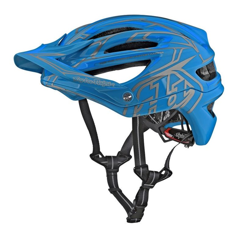 Troy Lee Designs A2 MIPS MTB Helmet - Pinstripe 2 - Ocean - 2018
