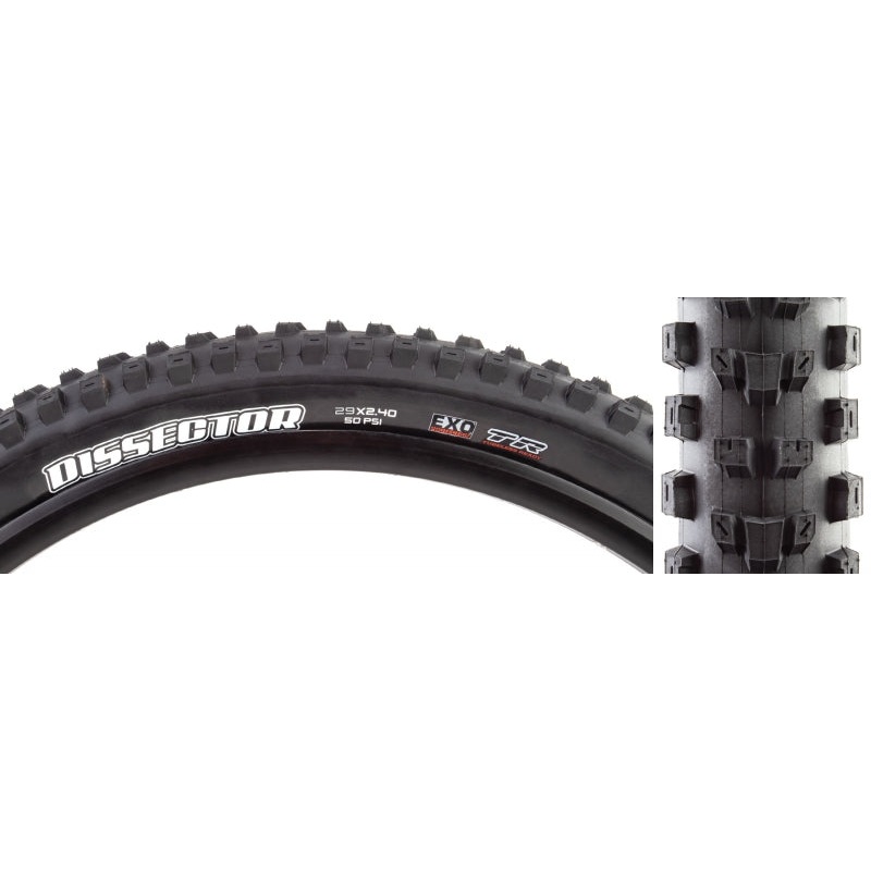 Dissector Tire - 29 x 2.4 Tubeless Folding Black Dual EXO Wide Trail