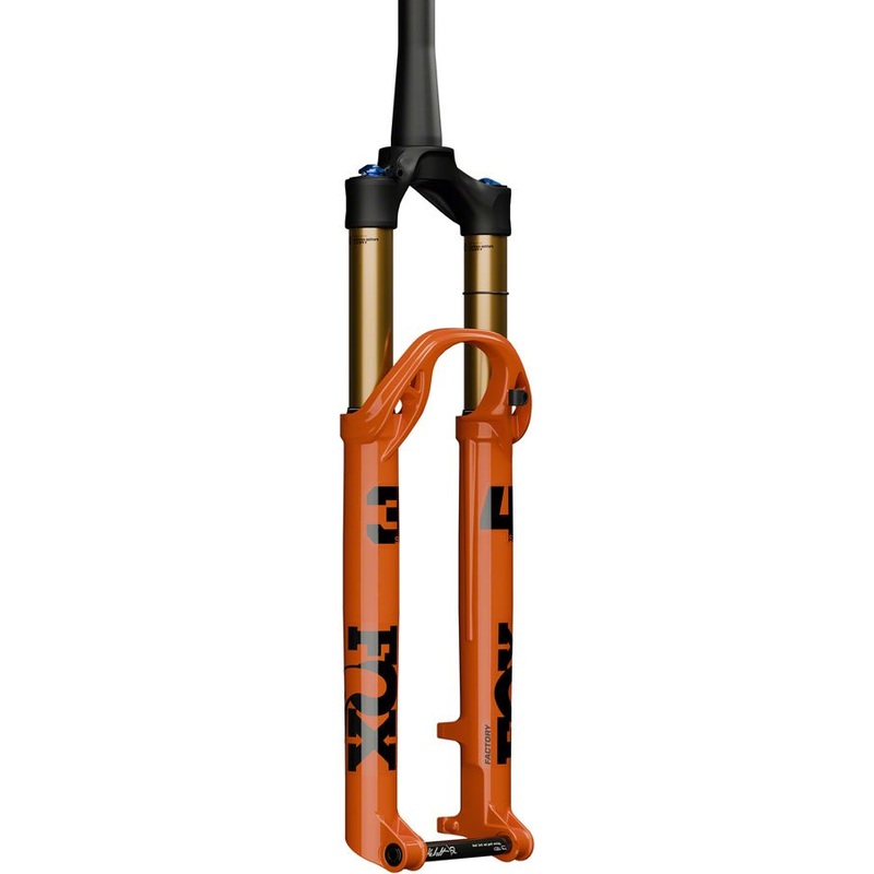 Fox 34 SL Factory Fork - 29" - 120mm - 15x110 - Kabolt SL - 44mm Offset - GRIP SL w/ Push-Lock - Shiny Orange