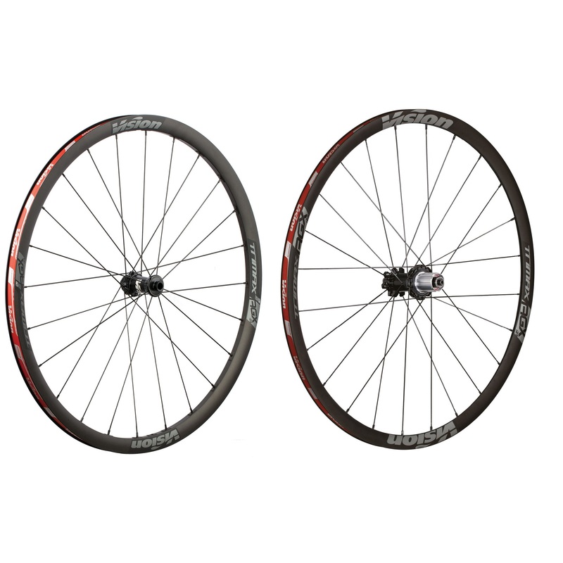 Vision TriMax AGX i23 Wheelset - 700 12 x 100/142mm Center-Lock HG 11 Black
