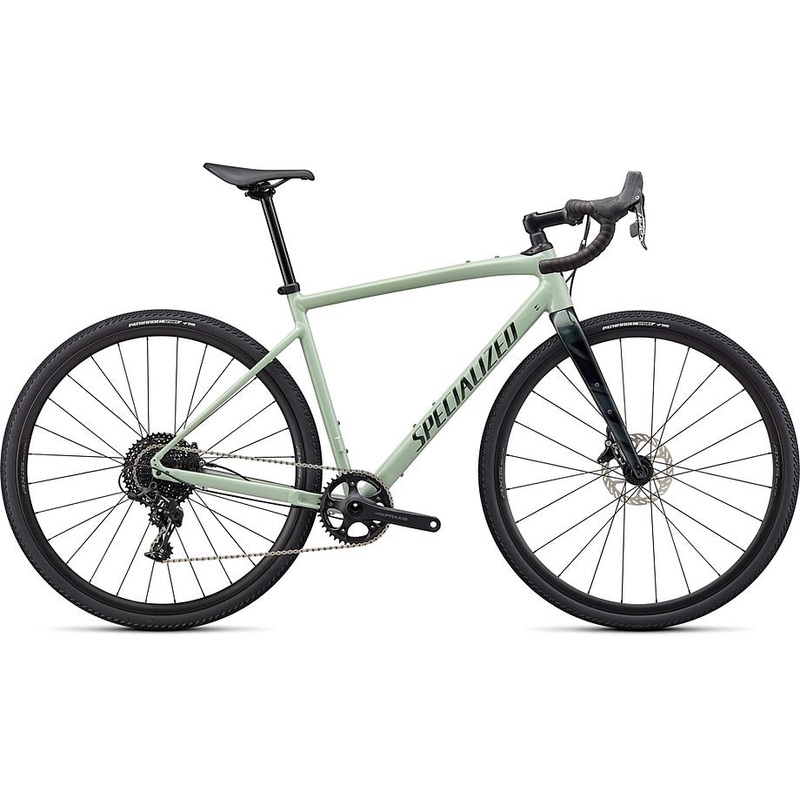 2022 Specialized diverge e5 comp bike gloss spruce/oak metallic/chrome/wild 52