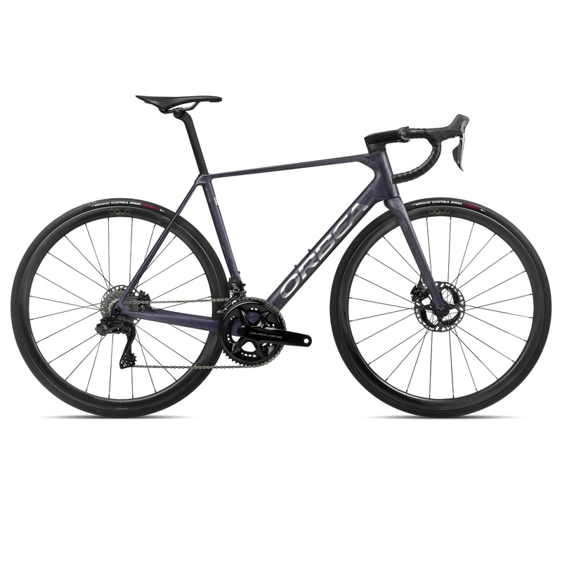 2024 Orbea ORCA M10iLTD PWR Racing Road Bike - 53cm, Tanzanite (Matte) - Carbon Raw (Matte)