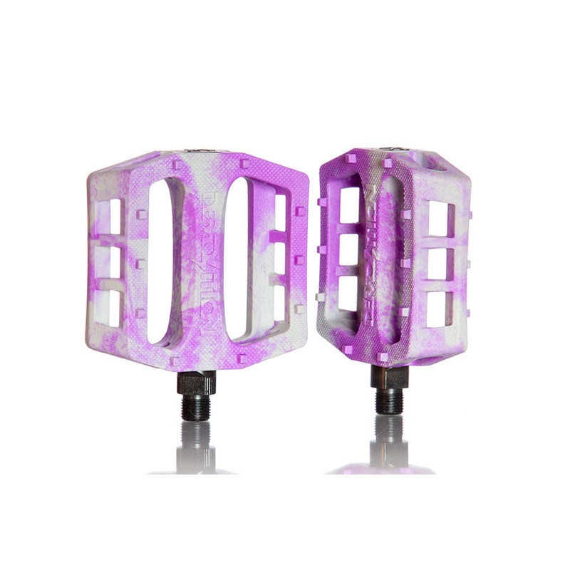 Demolition Trooper Plastic Pedal - Purple/White