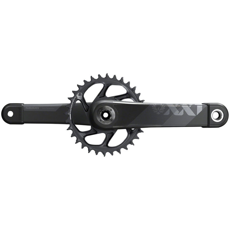 SRAM XX1 Eagle AXS Boost Crankset - 170mm, 12-Speed, 34t, Direct Mount, DUB Spindle Interface, Gray