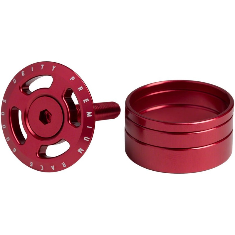 DEITY Crosshair Headset Cap - Red