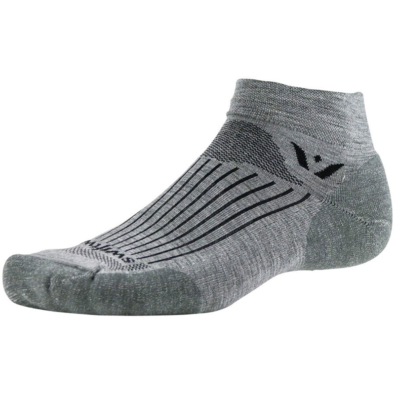 Swiftwick Pursuit Ankle Socks - Heather Large