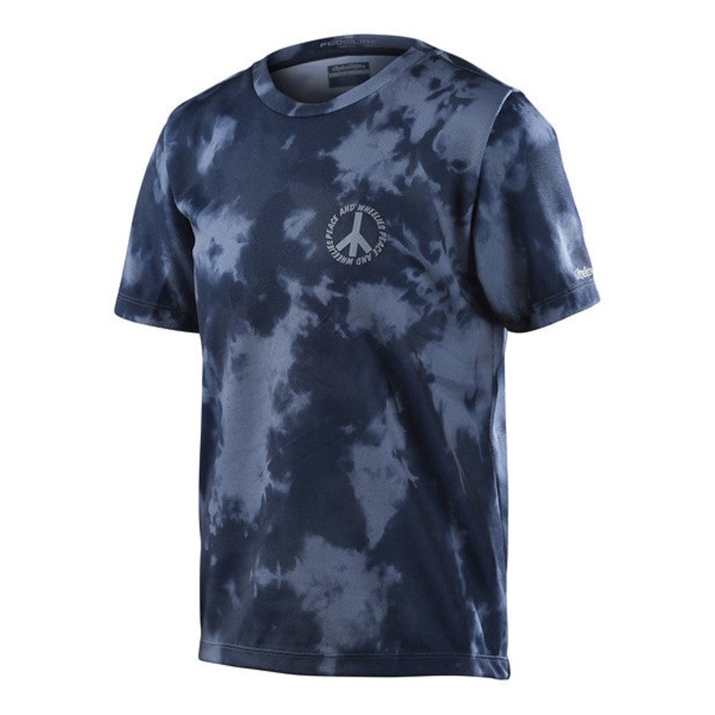 Troy Lee Designs Flowline Short Sleeve MTB Jersey - Youth - Plot - Charcoal