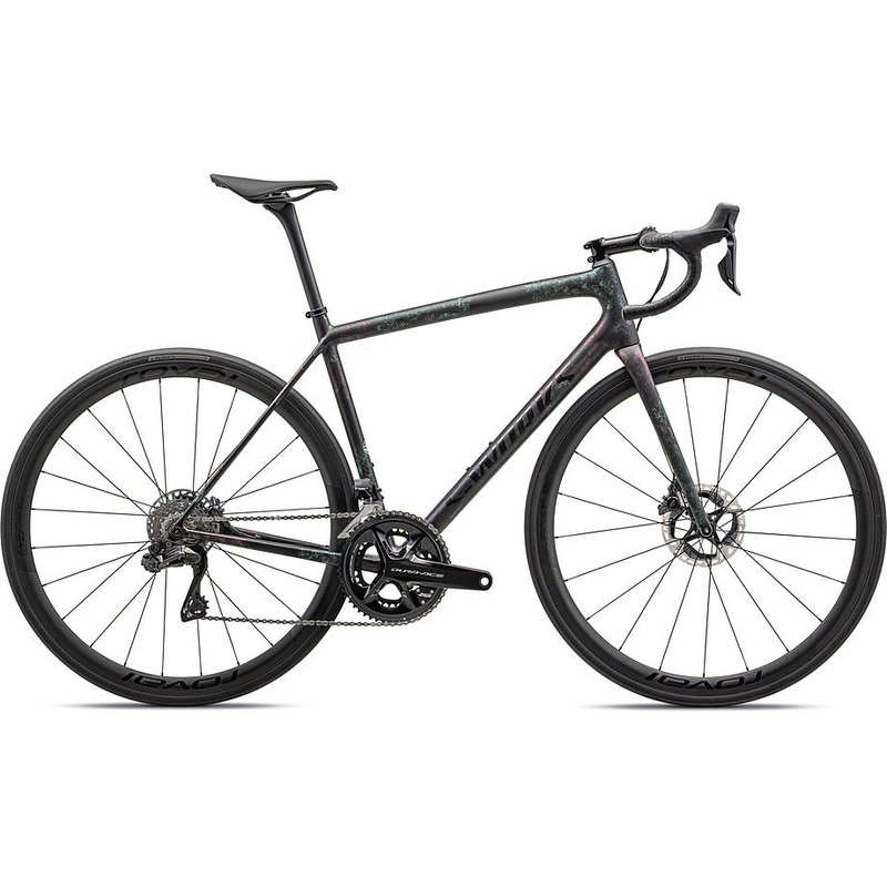 2023 Specialized aethos S-Works di2 bike gloss obsidian/lapis + abalone organic color run/obsidian 61